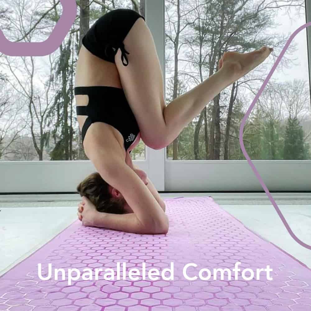 Tapete Toalla de Yoga Antideslizante Clever Yoga - Absorbe - Imagen 4