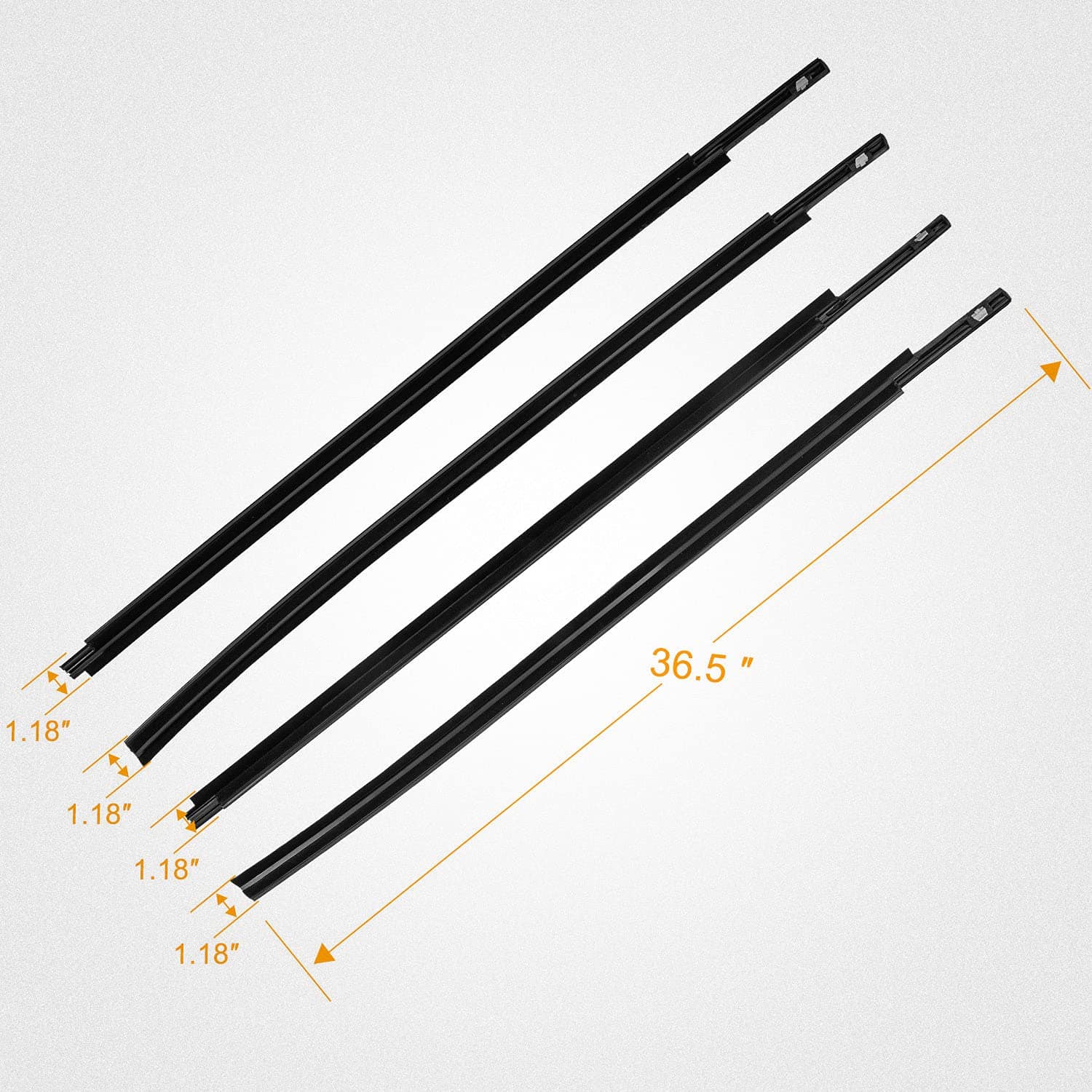 RANSOTO Moldura de Junta de Goma para Ventana Compatible - Imagen 3