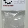 Lote de 5 bases voladoras grandes de 60mm + tallos para