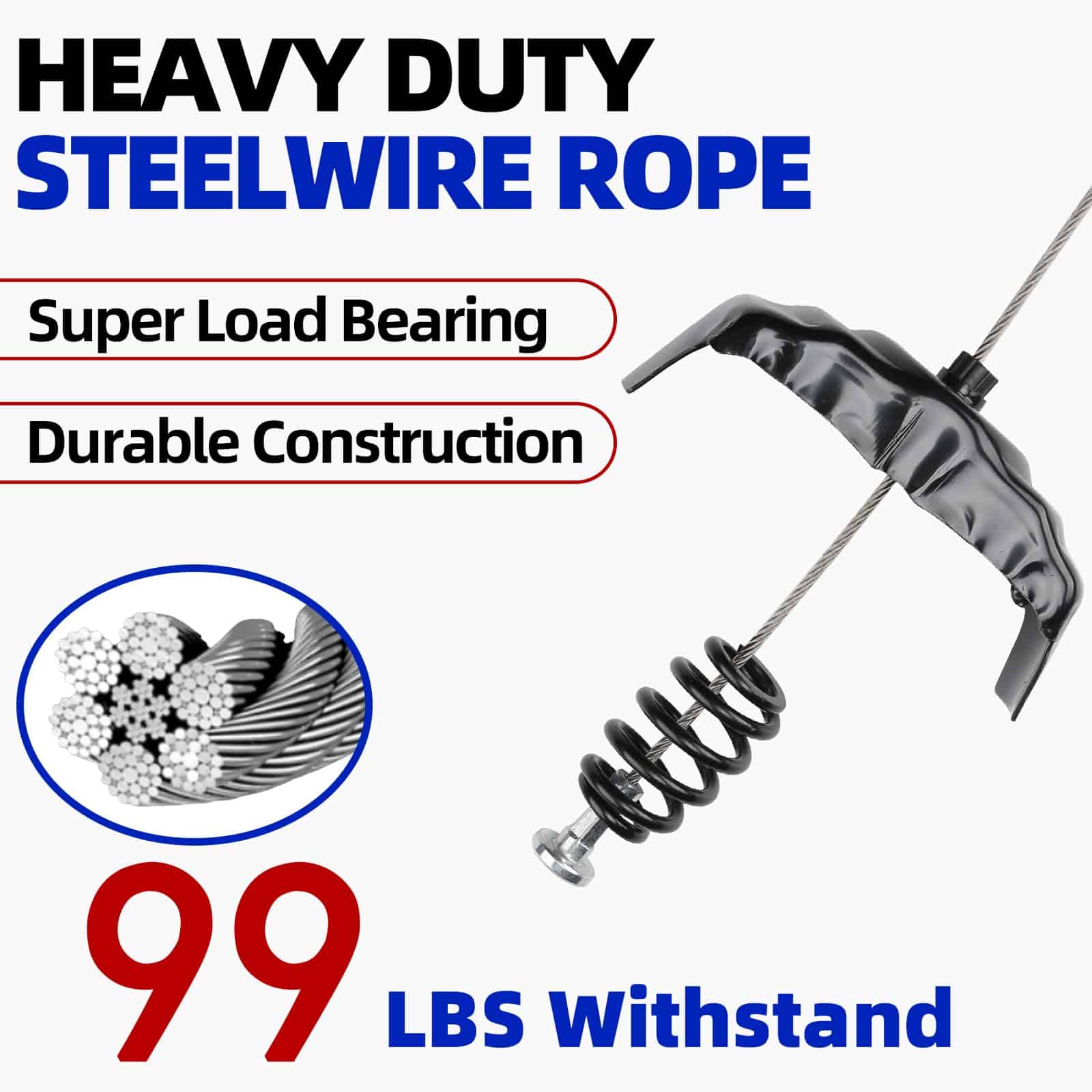 Malacate de llanta de repuesto Malacate de portador de - Imagen 6