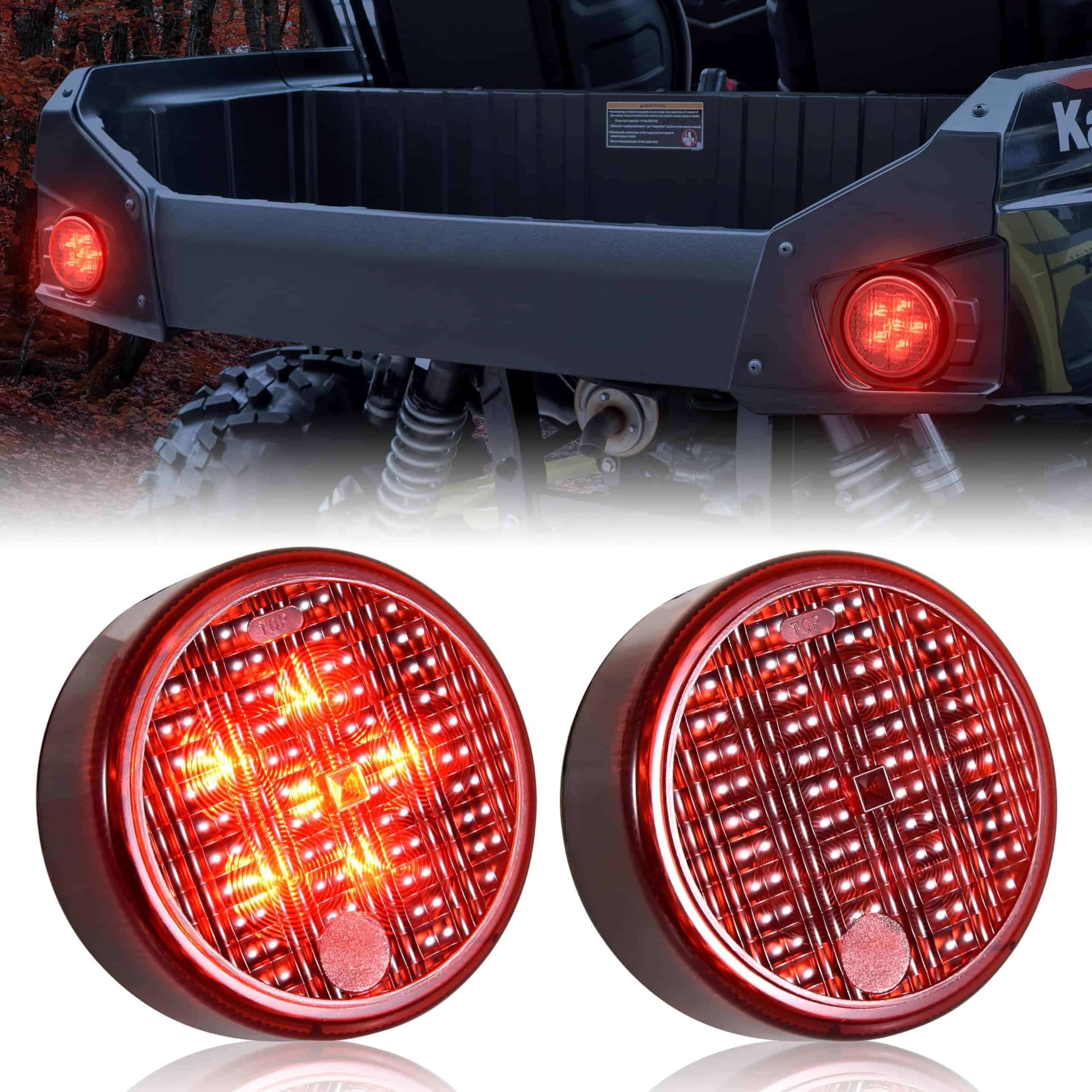Faro trasero para Teryx de SAUTVS, luces traseras LED rojas