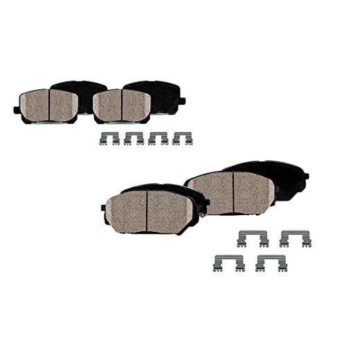 Conjunto de Pastillas de Freno Cerámicas Delanteras y