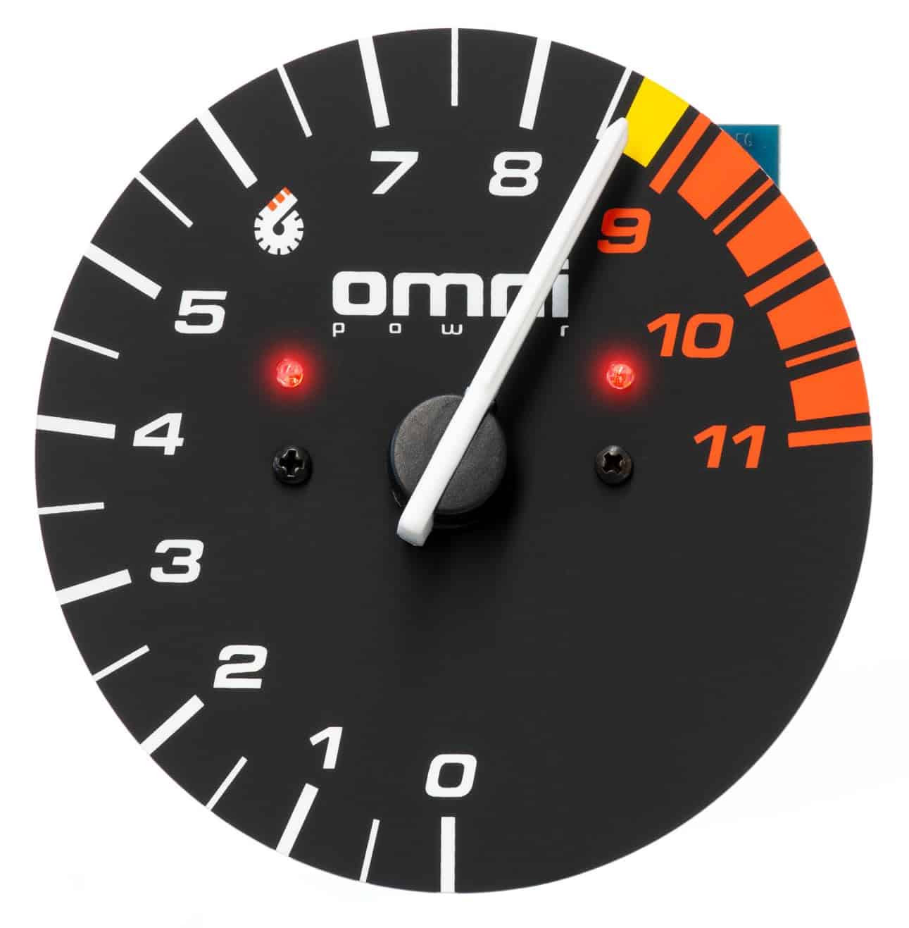 Tacómetro Omni Power tach-9000-eg 9000 RPM Redline para