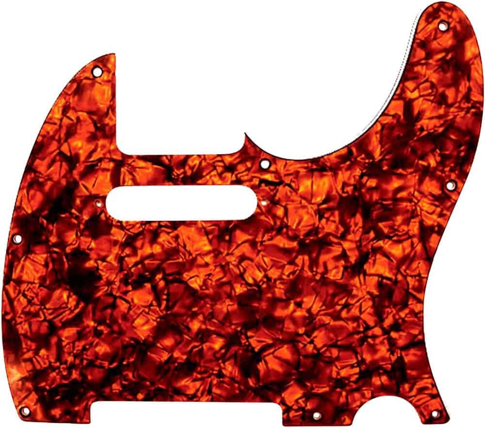 Pickguard de Guitarra Tele D'Andrea Pro, Naranja Perla