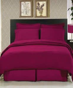 Juego de Funda nórdica Royal Hotel Bedding - -Borgoña