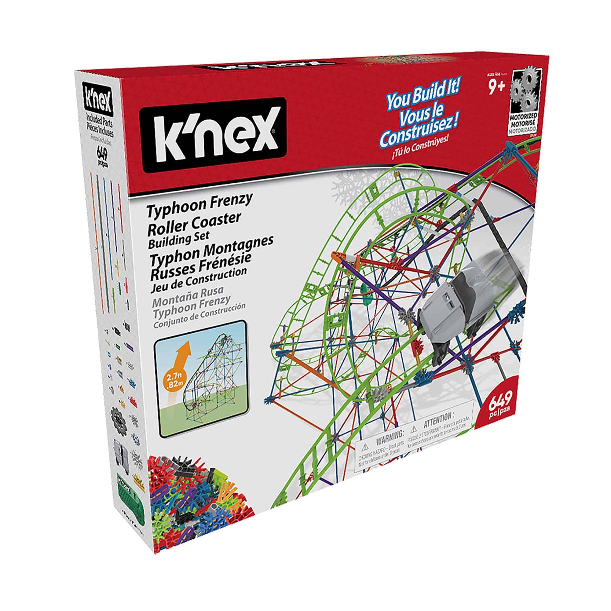 K'Nex 51438 TYPHOON FRENZY ROLLER COASTER BUILDING SET - - Imagen 3