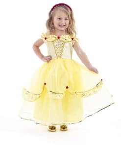 Disfraz de princesa amarilla Beauty Deluxe de Little