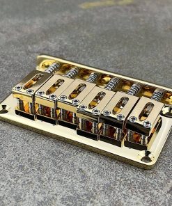 Puente rígido Gotoh con selleta de latón bañada en oro