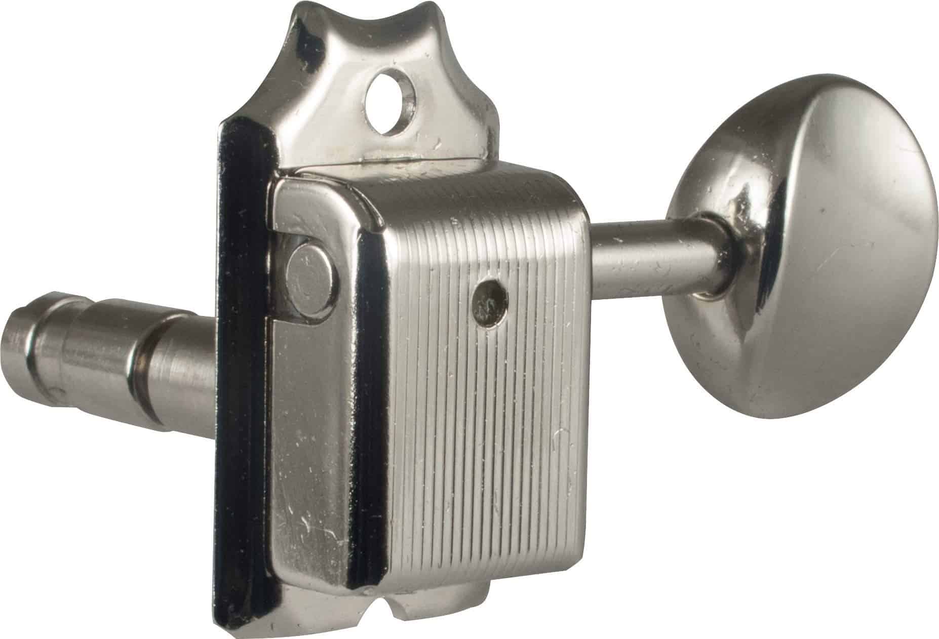 Clavijas Gotoh Bloqueo Vintage Ovaladas Niqueladas - Imagen 3