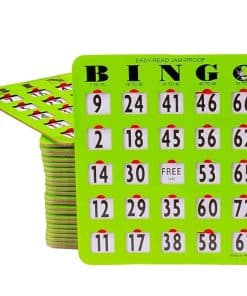 MR CHIPS Tarjetas de Bingo con Ventanas Deslizantes a