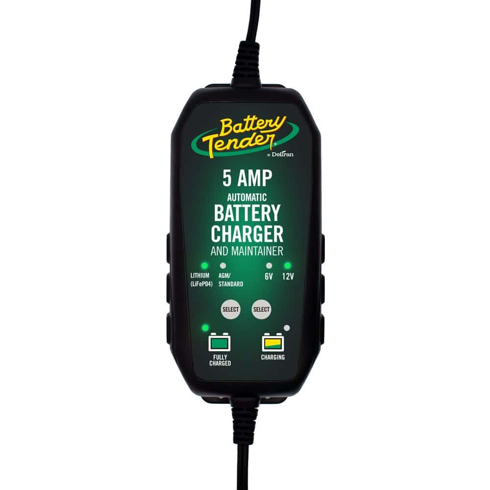 Cargador y Mantenedor de Batería de 5 AMP 12V Battery