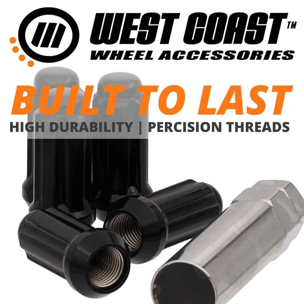 Juego de 24 Birlos Cónicos de Estriado Negro 14x1.5 1.9" de - Imagen 7