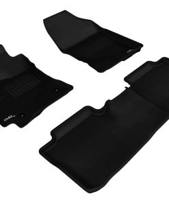 3D MAXpider Tapete de Piso Kagu a la medida (Negro) para