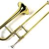 Trombón Mini Bb Nuevo con Estuche y Boquilla - Acabado de
