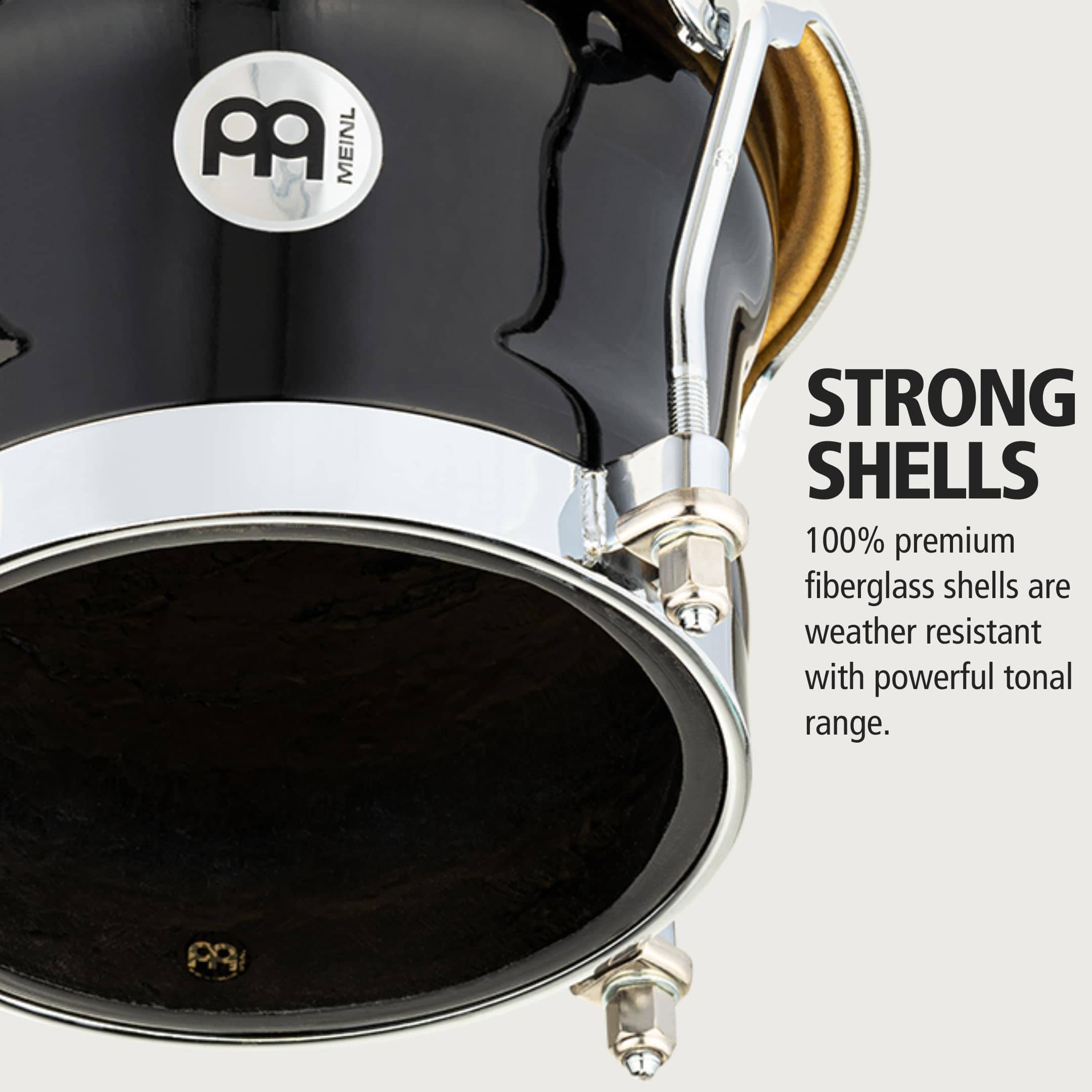 Meinl Percusión Profesional Bongos con Cascos de Fibra de - Imagen 3