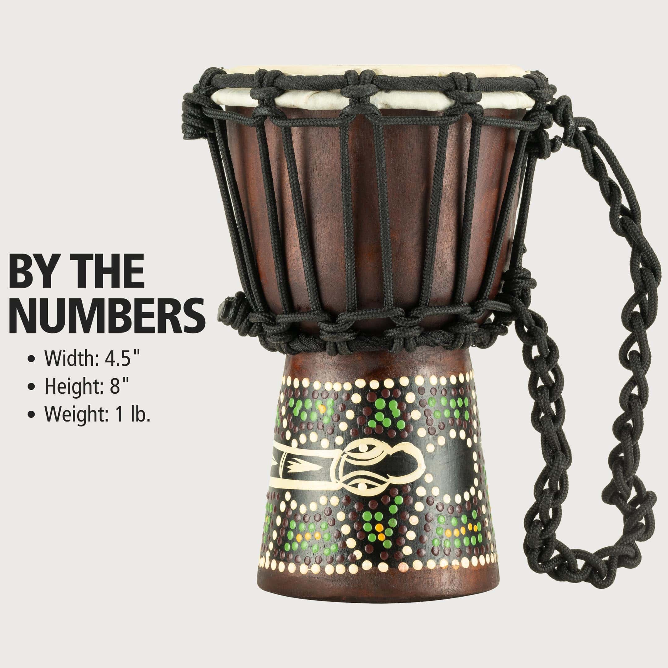 Meinl Percusión Mini Djembe Africano para Decoración de - Imagen 7