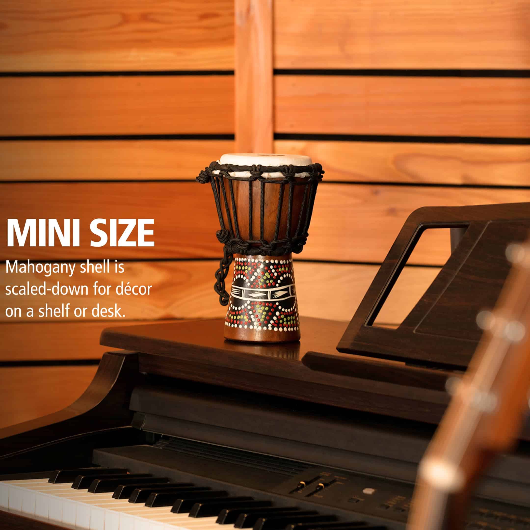 Meinl Percusión Mini Djembe Africano para Decoración de - Imagen 3