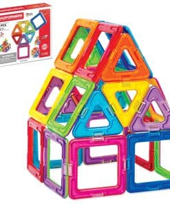Set Magformers Rainbow de 26 piezas | Bloques magnéticos de