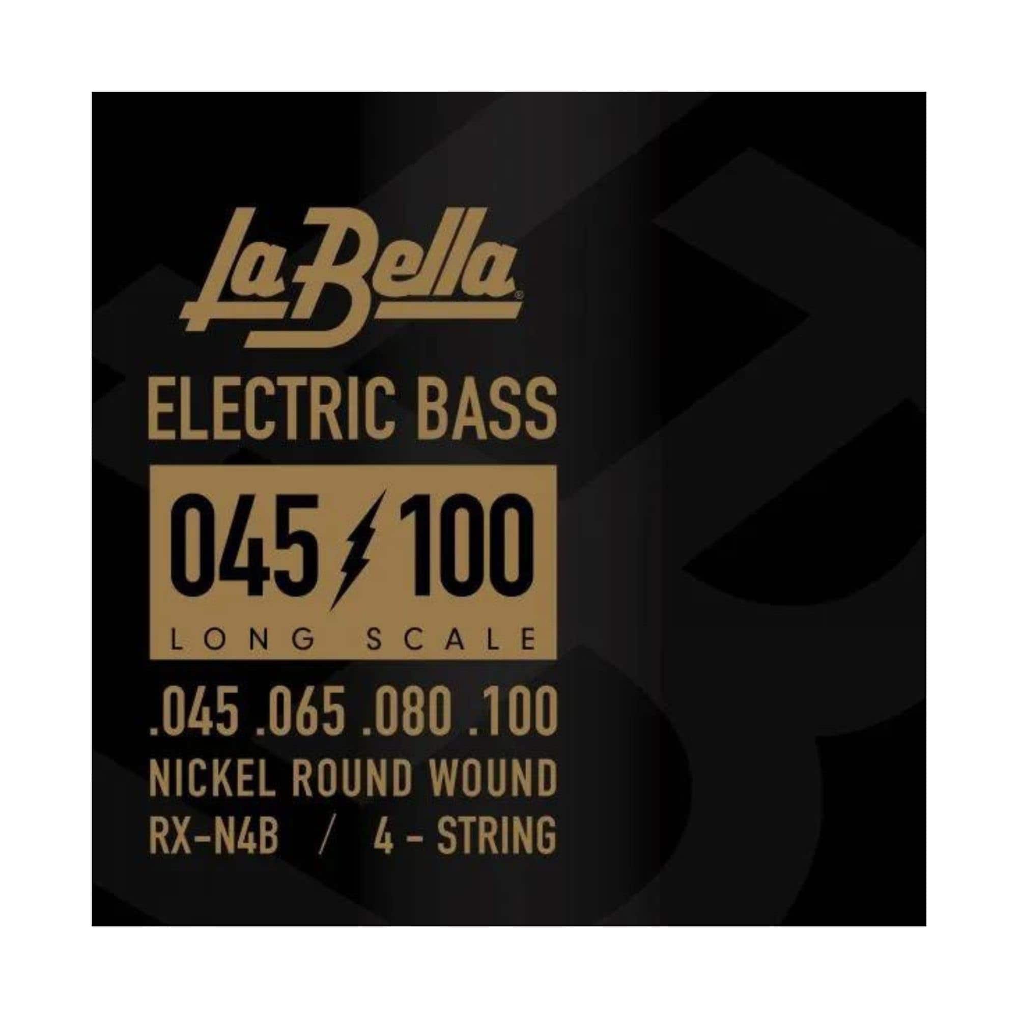 Cuerdas para bajo La Bella RX-N4B Long Scale Nickel Round - Imagen 3