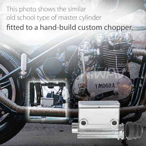 Cilindro maestro de freno trasero KiWAV 3/4" Bore cromado - Imagen 8