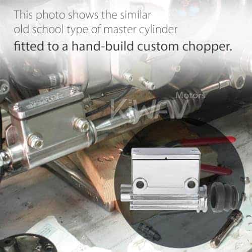 Cilindro maestro de freno trasero KiWAV 3/4" Bore cromado - Imagen 9