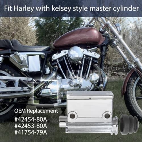 Cilindro maestro de freno trasero KiWAV 3/4" Bore cromado - Imagen 6