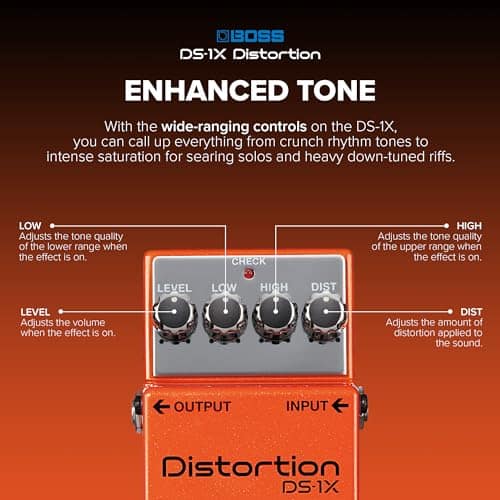 Pedal de distorsión Boss DS-1X - Imagen 6