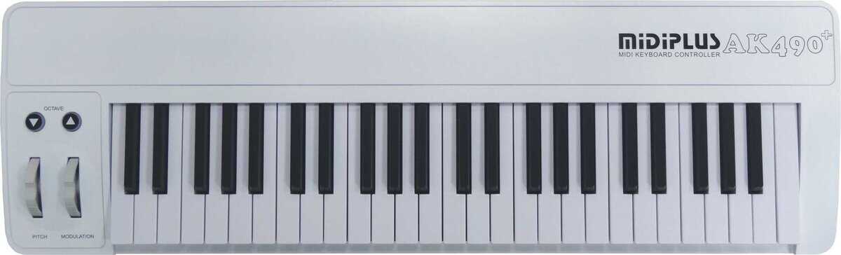 Controlador de teclado MIDI USB semi-ponderado midiplus