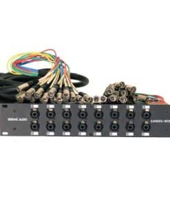 Cable Serpiente Divisor de 16 Canales de Montaje en Rack