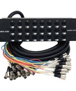 Cable Divisor de Serpiente de Montaje en Rack de 24 Canales