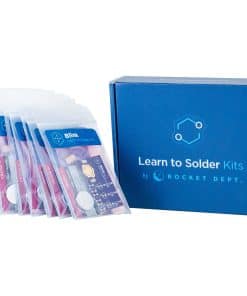 Kit de Aprender a Soldar con LED Intermitente, Pack