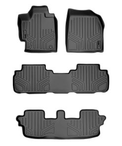 Set de Tapetes MAXLINER de 3 Filas en Negro para Toyota
