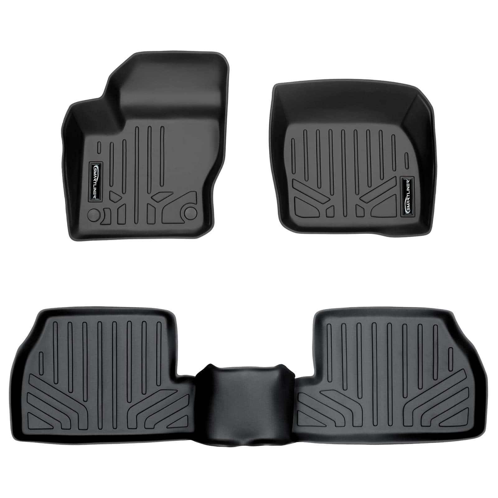 Tapetes MAXLINER de 2 Filas Negros para Ford Focus