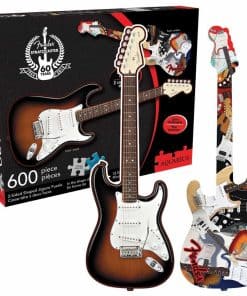 Rompecabezas en forma de guitarra Fender Stratocaster de 2