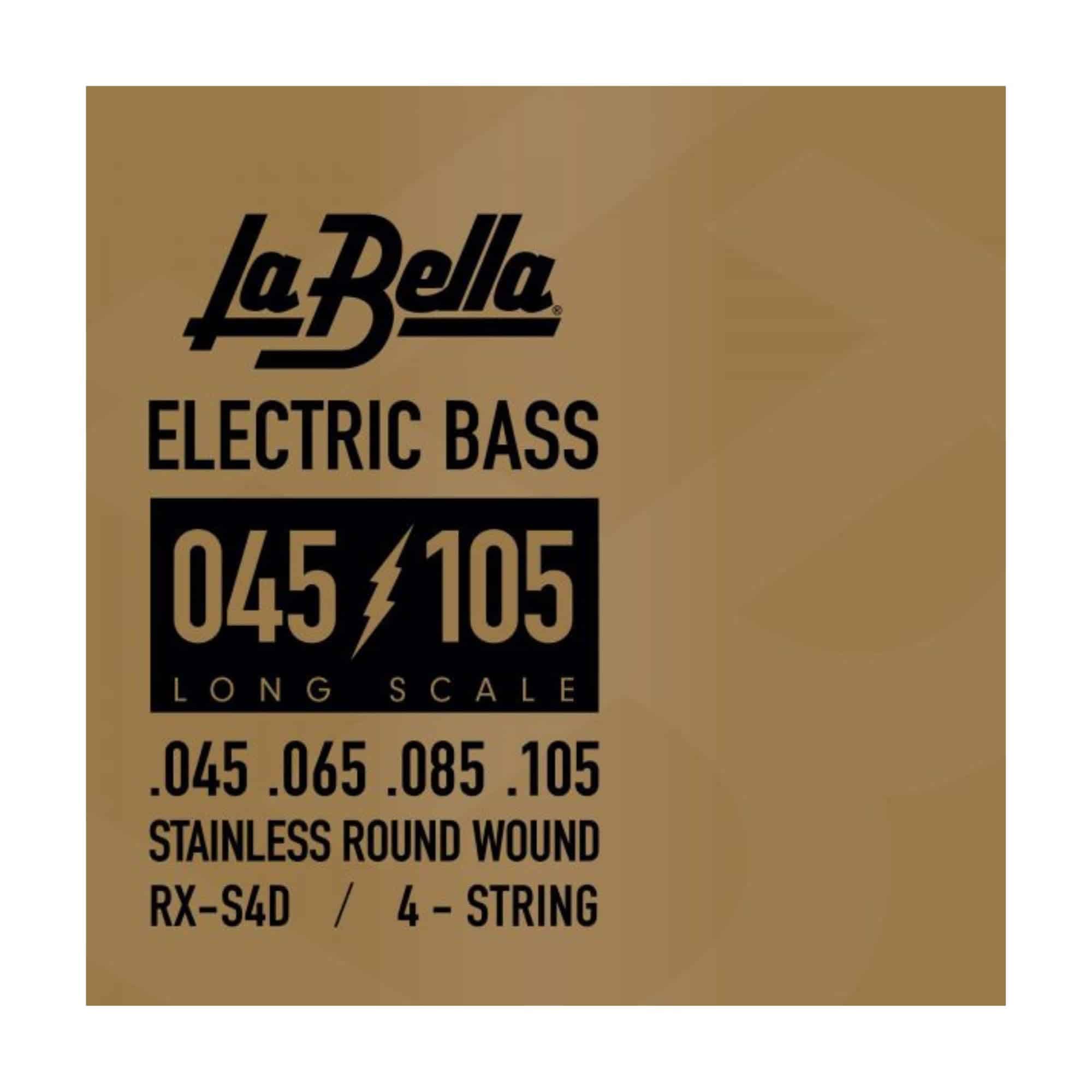 Cuerdas La Bella RX-S4D de bajo de escala larga de níquel - Imagen 3