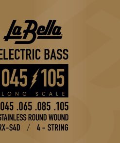 Cuerdas La Bella RX-S4D de bajo de escala larga de níquel