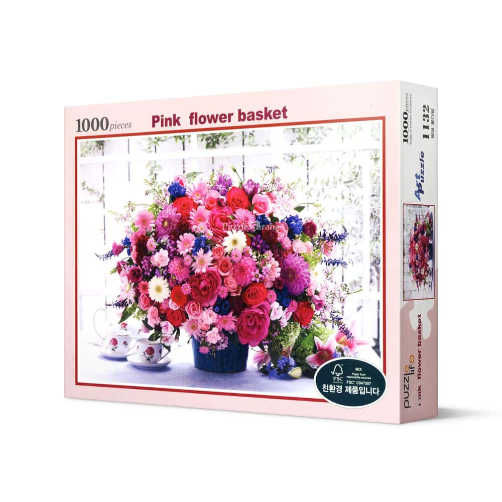 [Puzzlelife] Rompecabezas de 1000 Piezas "Flor de Amor"