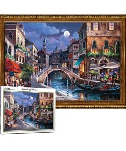 [Puzzlelife] Rompecabezas de 1000 Piezas "Calles de Venecia"