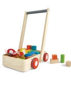Andador de Pájaros de Madera PlanToys, Andador para Bebés,
