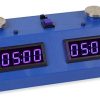 Reloj de Ajedrez ZMF-II - Azul Oscuro con LED Azul