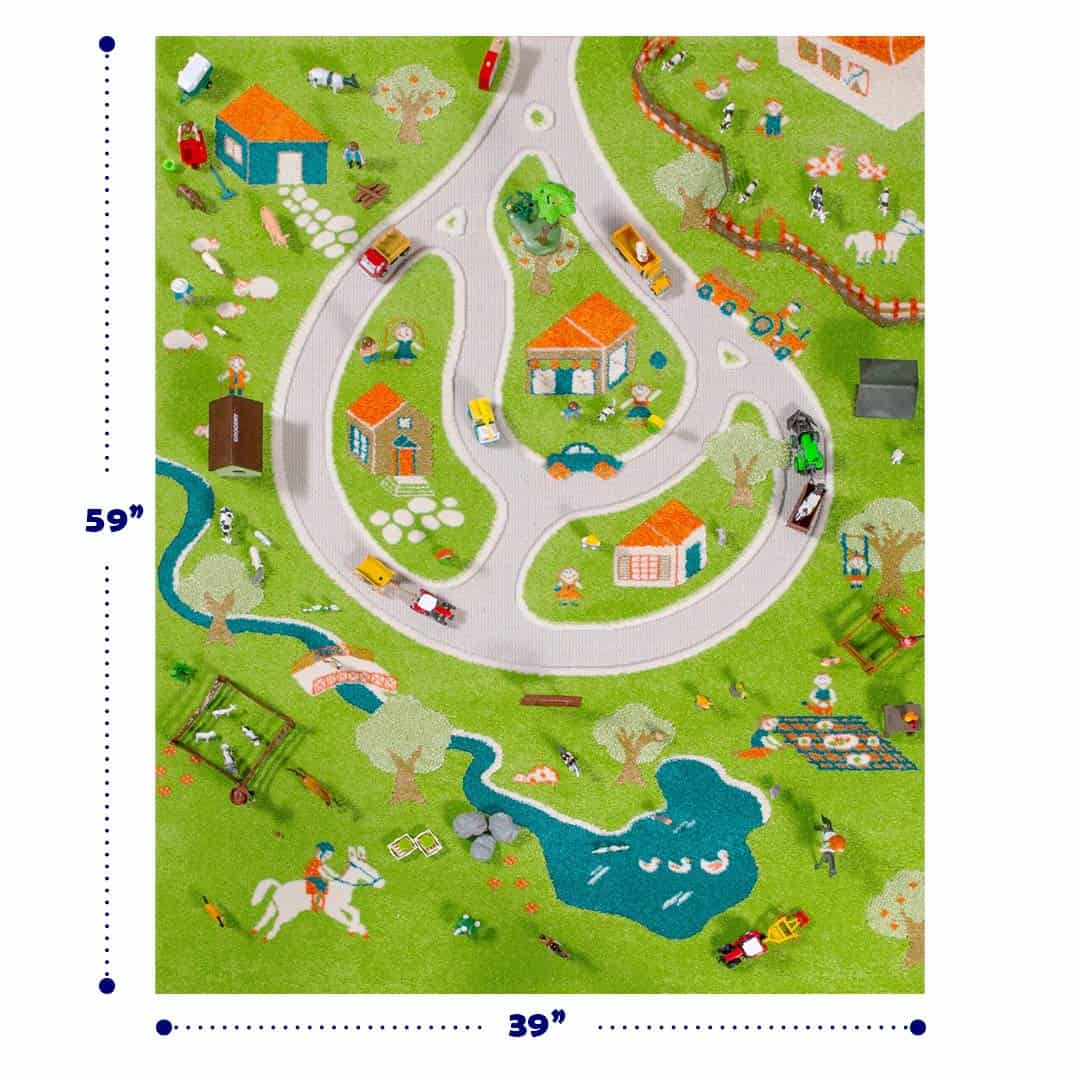 Tapete de Juego Grueso Suave IVI Farm 3D para Guardería, No - Imagen 3