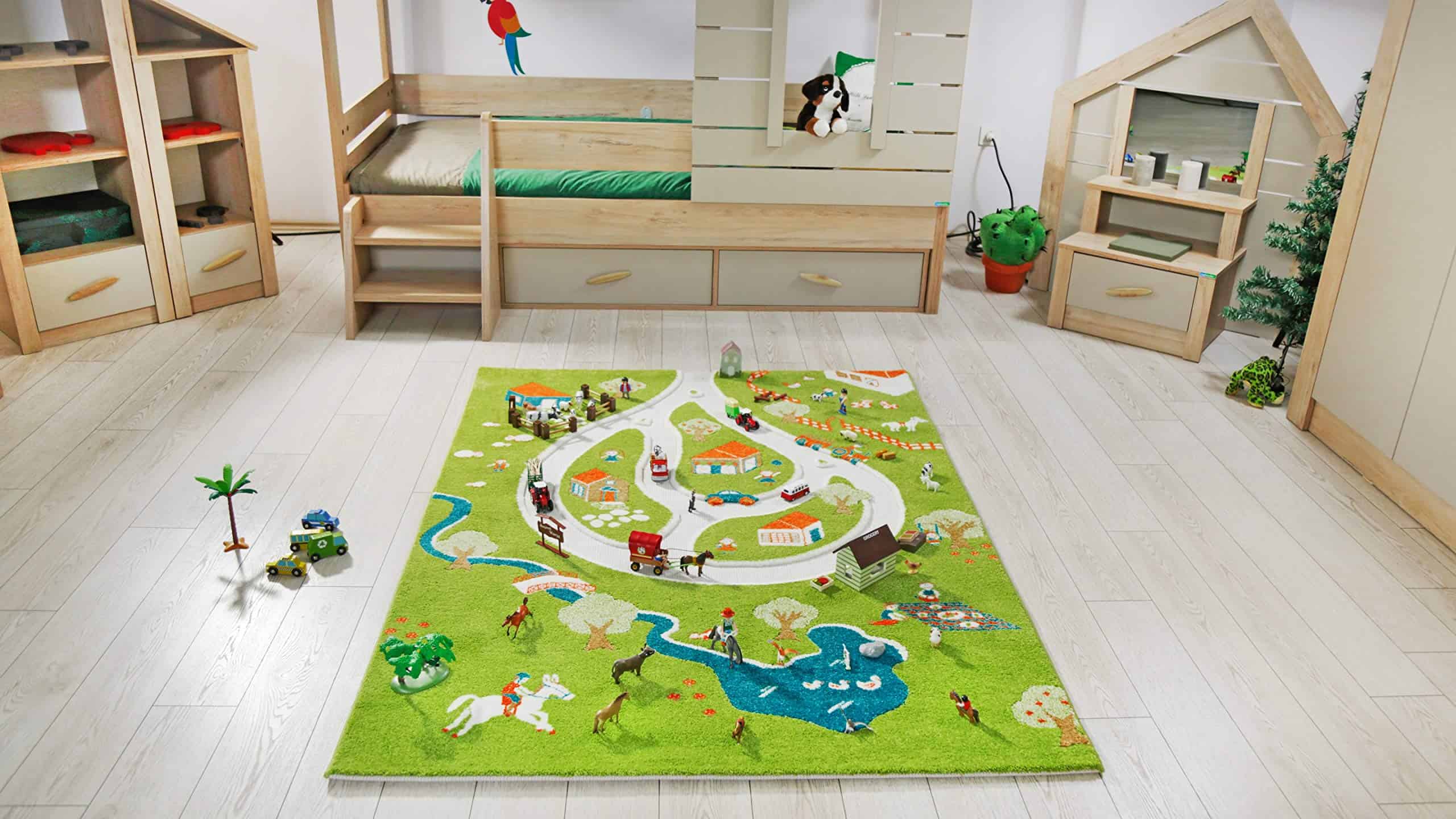 Tapete de Juego Grueso Suave IVI Farm 3D para Guardería, No - Imagen 9