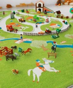 Tapete de Juego Grueso Suave IVI Farm 3D para Guardería, No