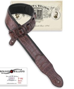 Correa de Guitarra Acolchada Hecha a Mano de Cuero de