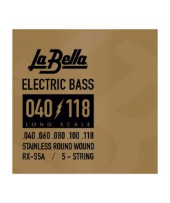 La Bella RX-S5A Cuerda de Bajo de Níquel Redonda de Escala