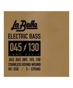 Cuerdas de Bajo La Bella RX-S5D de Escala Larga Níquel