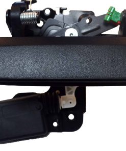 Manija de la puerta trasera, Texturizada Negra - para