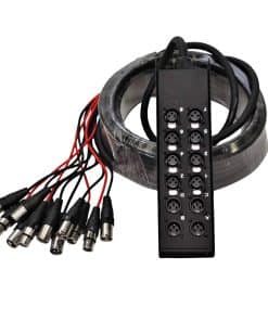 Seismic Audio Speakers 8 Channel Low Profile XLR Send Sub