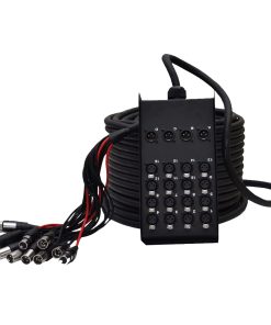 Cable Serpiente de Circuito XLR de 16 Canales de Perfil