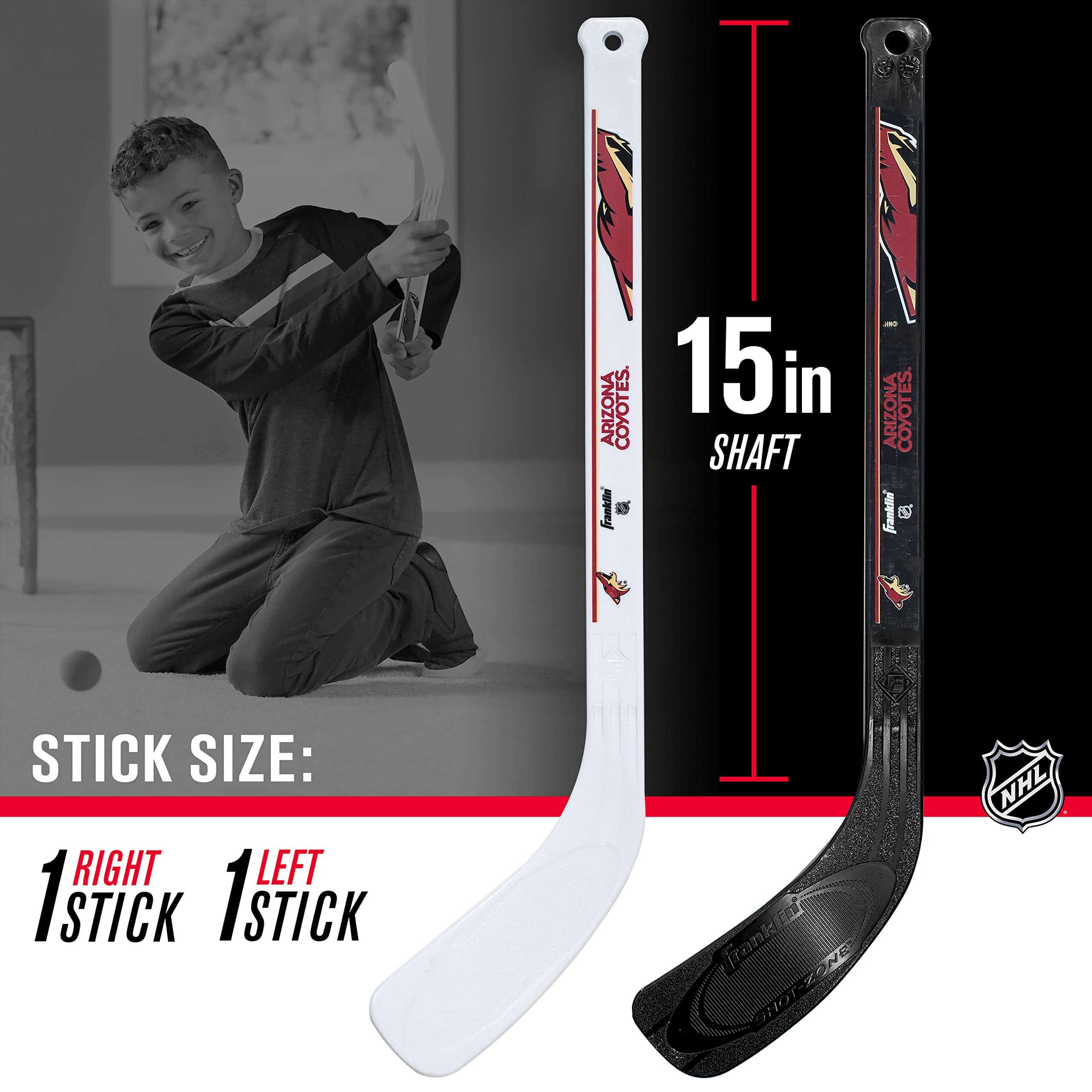 Juego de Mini Hockey Arizona Coyotes de Franklin Sports - - Imagen 5
